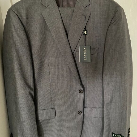 NEW Ralph Lauren Mens Suit 46R - Picture 1 of 13